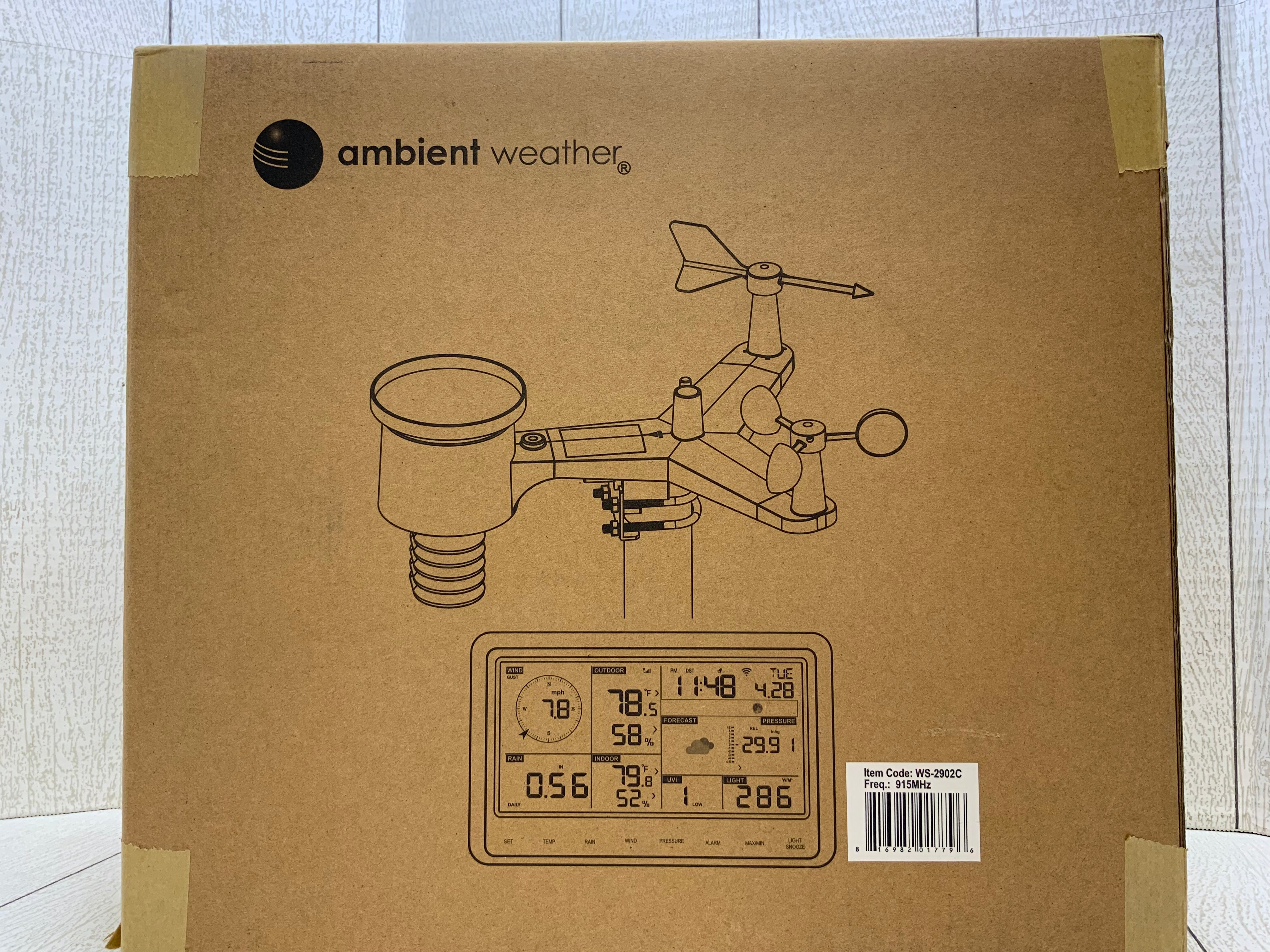 Ambient Weather WS-2902 WiFi Smart Weather Station (7950559477998)